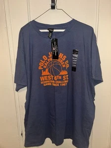 Maglietta Vintage Y2K Ralph Lauren Polo Jean Company Xxl W.4Th St. Basket Nuova con etichette! - Foto 1 di 4