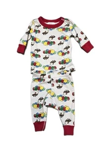 Hanna Andersson Curious George Balloon Pajama 0-3 Months - Picture 1 of 3