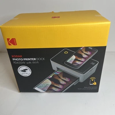 Kodak Photo Printer Dock PD450W with Wifi - Brand New - Image 1 of 4