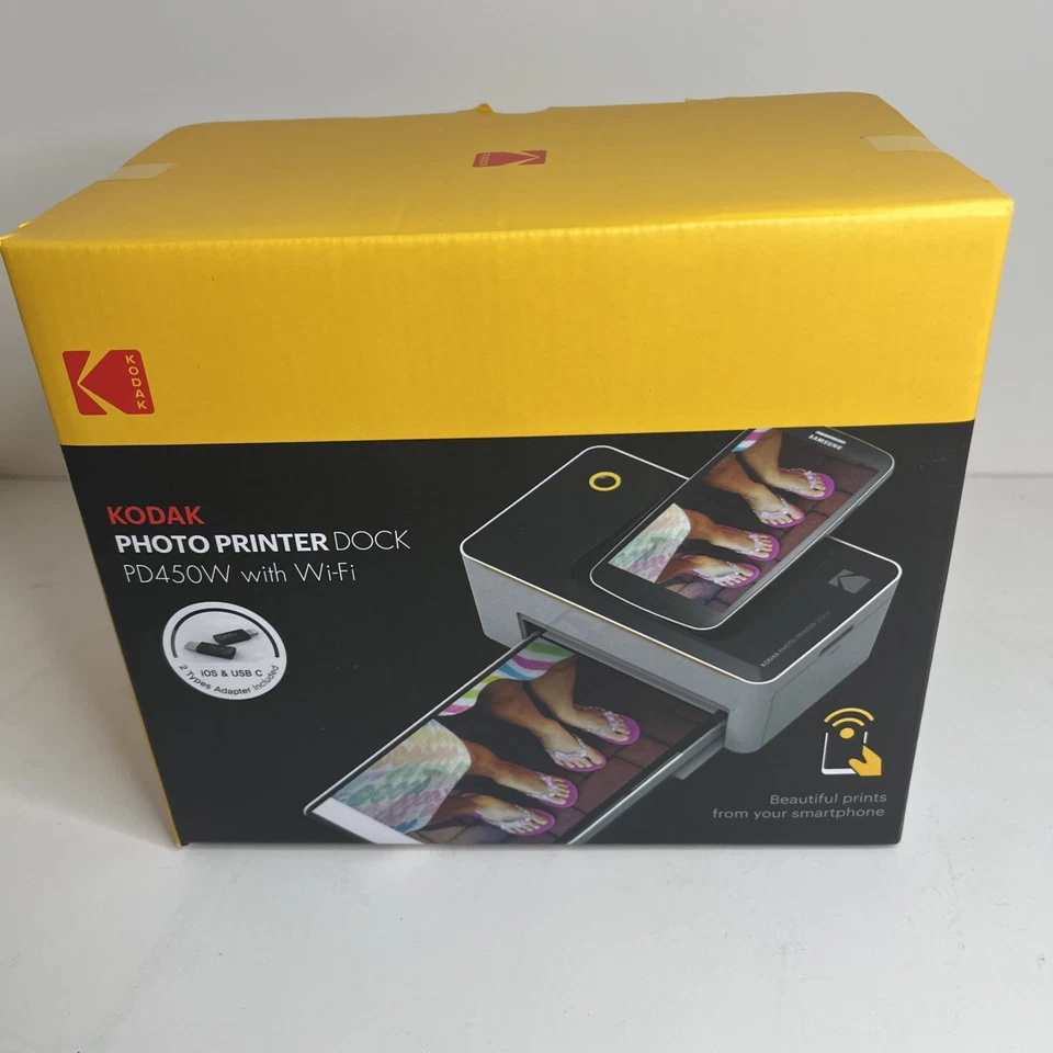 Kodak Photo Printer Dock PD450W with Wifi - Brand New - Image 1 of 4