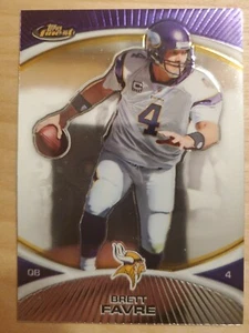 2010 Topps Finest Brett Favre card #62 - Picture 1 of 2