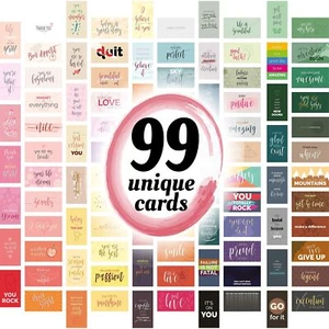 99 Pcs Motivational Cards Positive Affirmations Cards Encouragement Cards - Picture 1 of 6