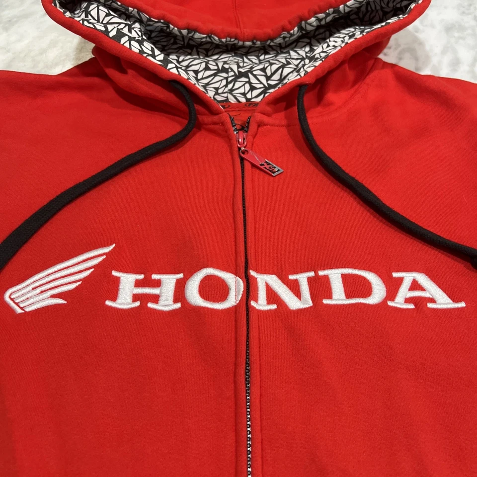FACTORY EFFEX (FX) HONDA Sudadera con Capucha Para Hombres M Cremallera Completa Cordón Bolsillo Foto 1 de 4