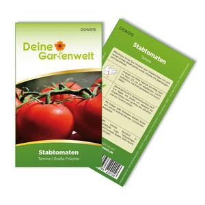Stabtomaten Tamina Samen - Solanum lycopersicum - Tomatensamen - Bild 1 von 6