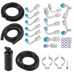 Kit Tubi Aria Condizionata 134A Barb Fitting Hose Kit Air Conditioning Hose Kit - Picture 1 of 10