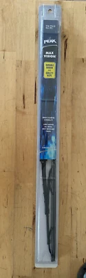 (QTY 10) MAX VISION PEAK Wiper Blade: 22 in, Hook/Side Lock MXV221-05 MXV221 - Image 1 of 4