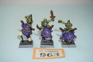 Warhammer Fantasy Citadel Night Goblin Squig Hoppers x 3 Metall - Bild 1 von 4