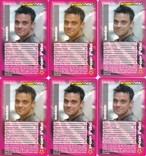 6x Robbie WilliamsTop Trumps Specials Smash Hits Pop Stars 2 (2003)