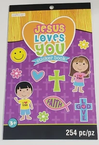 Creatology Jesus Loves 254 Piece Sticker Book - Picture 1 of 1