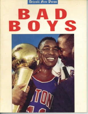 Detroit Free Press Bad Boys 1989 Pistons Programa Original NBA  Foto 1 de 2
