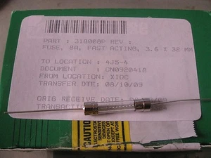 2x 318008P Patronensicherungen SICHERUNG 250V FA PT 3AG 8A Größe/:3AG 6,3 mm x 32mm - Bild 1 von 2