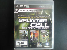 Splinter Cell Trilogy PS3 Complete, Tested, Sanitized, Adult Owned Free Ship CAN
