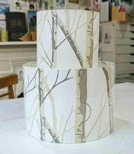 Handmade Lampshade - Prestigious Textiles - Birch Tree - Picture 1 of 4