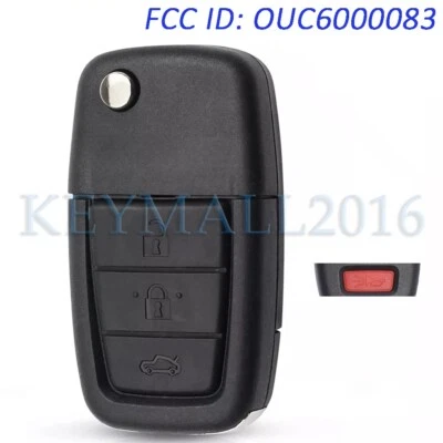 OUC6000083 Remote Key Fob for Pontiac G8 2008 2009 for Chevrolet Caprice 2012 - Image 1 of 3