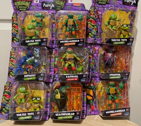 Playmates Teenage MUTANT MAYHEM NINJA Turtles TMNT MOVIE Figures Choose Your Fav Cover