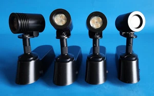 Lot Of (4) Juno Track Lighting TQJ114G2-2N-BL 12V Quick Jack LED Mini-Clndr - Picture 1 of 22