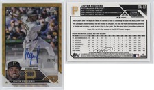 2023 Topps Chrome Gold Wave Refractor /50 Liover Peguero #RA-LP Rookie Auto RC