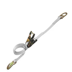 Cinturino per tenda a cricchetto eventi e baldacchino USA 1" x 15' con gancio a scatto e anello a doppia barra - Foto 1 di 7