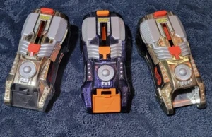 Hot Wheels Mattel Car Track Launcher 3 Lot 2 Metallic Gold and Blue 1999 vintage - Bild 1 von 2