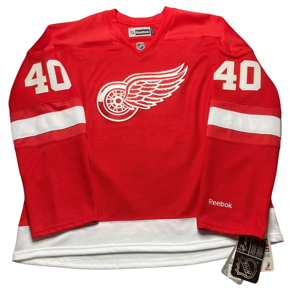 Camiseta para mujer NHL Reebok Detroit Red Wings Zetterberg 2XL cosida roja Foto 1 de 4