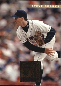 1996 Donruss Milwaukee Brewers Baseball Card #3 Steve Sparks