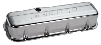 Moroso Valve Covers Stamped Steel Chrome Plated for Chevrolet Big Block 68112 - Image 1 of 3
