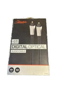 Rocketfish 4ft Toslink Optical Audio Cable for surround sound TV Cable soundbar - Photo 1/3