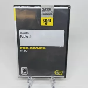 Fable 3 Xbox 360 Best Buy Pre Owned Resealed - Picture 1 of 4