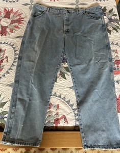 Wrangler 100 % Baumwolle blaue Jeans, 50" x 30", Mängel - Bild 1 von 8