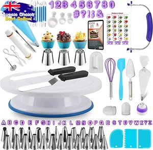 Cake Decorating Kit, 230 Pcs, Icing Tips, Modeling Tools, Cutters - Picture 1 of 12