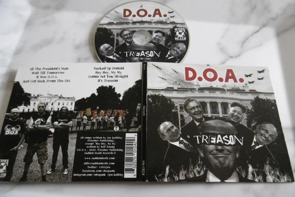 D. O.A.Treason CD Album 2020 Sudden Death Records Hey My It Was D.O.A - Bild 1 von 1