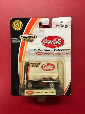 Mattel 2002 Matchbox Collectibles Coca-Cola 1994 Dodge Viper RT/10 Diecast - Image 1 of 3
