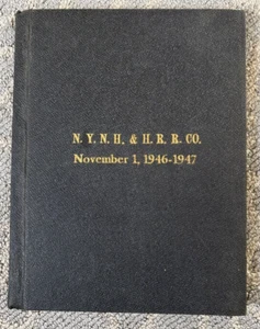 New York New Haven Hartford Railroad 1947 Property Inventory For Insurance Book - Picture 1 of 13