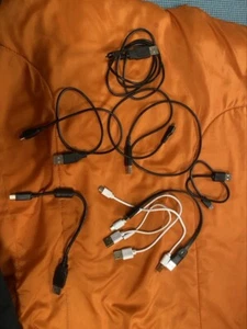 Lot Of 9 - Micro USB Charging & Data Cable Cords For Samsung Android HTC LG - Picture 1 of 5