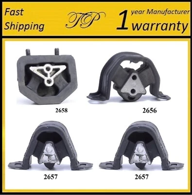 4PCS MOTOR & TRANS MOUNT FOR 1993 ASUNA GT, SE 1.6L - Image 1 of 4