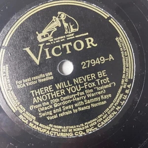 10" 78 RPM-Sammy Kaye-There Will Never Be Another You/Let's Bring New Glory to - Imagen 1 de 4