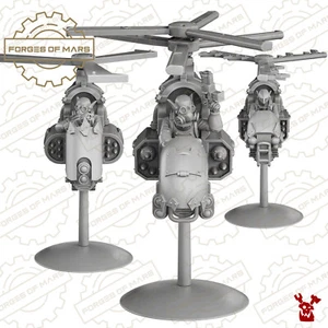Space Orks - Gorgwork Empire - Gorggrots Copters (x3) - Imagen 1 de 6