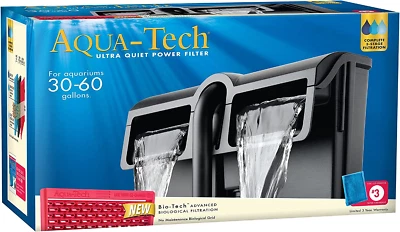 AQUA-TECH Power Aquarium Filter, 30 to 60-Gallon Aquariums, (ML90740-00) - Image 1 of 4