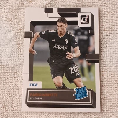 2022-23 Donruss Soccer Rated Rookie Base #196 Fabio Miretti Juventus Italy - Image 1 of 2