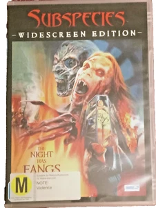Subspecies [1991] - The Night Has Fangs Angus Scrimm Horror - Region 0 - Picture 1 of 4