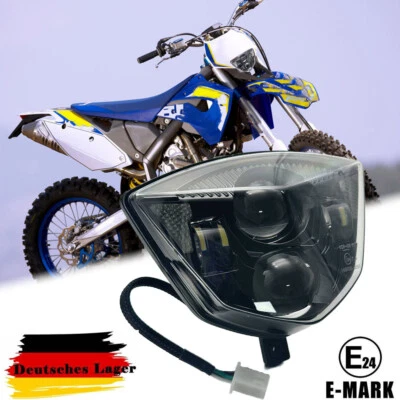 LED Scheinwerfer Hi/Lo Beam DRL Für Husaberg FE 450 390 570 FS 570 TE 250 300 - Bild 1 von 4