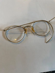 Occhiali da vista vintage American Optical AO Full Vue 1/10 12K GF Gold Filled montatura completa - Foto 1 di 4