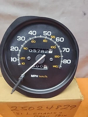 G27•AC GM '81 Pontiac LeMans y Grand Prix Velocímetro Cabezal Cluster #25024829 Foto 1 de 4