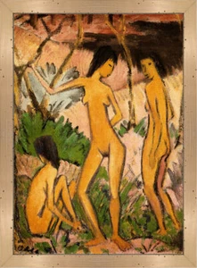 3 Frauenakte Erotik Kunst Natur Expressionismus Otto Mueller A2 Natur 12 - Bild 1 von 1
