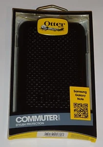 New Otter Box Commuter Slim Case Samsung Note Phone Black Genuine Cover - Picture 1 of 2
