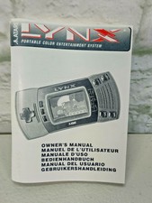 Atari lynx 2 II owners manual console instruction book