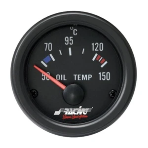 MANOMETRO STRUMENTO TERMOMETRO OLIO BLACK LINE NERO 52MM TEMPERATURA SIMONI - Foto 1 di 1