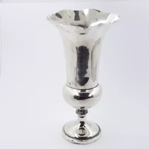 Antique Sterling Silver Vase - William Comyus & Sons London C/ 1911 #44933 - Picture 1 of 11