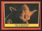 Yoda The Jedi Master 1983 O Pee Chee Return Of The Jedi 58 Ex 0427