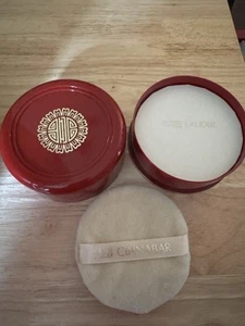 VINTAGE ESTEE LAUDER CINNABAR DUSTING POWDER 4 OZ. Sealed w/ Powder Puff - Picture 1 of 7